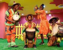 You get entertain here not only from the animals but there is also Azonto Drum and dance team to make a day. They play traditional African music and b